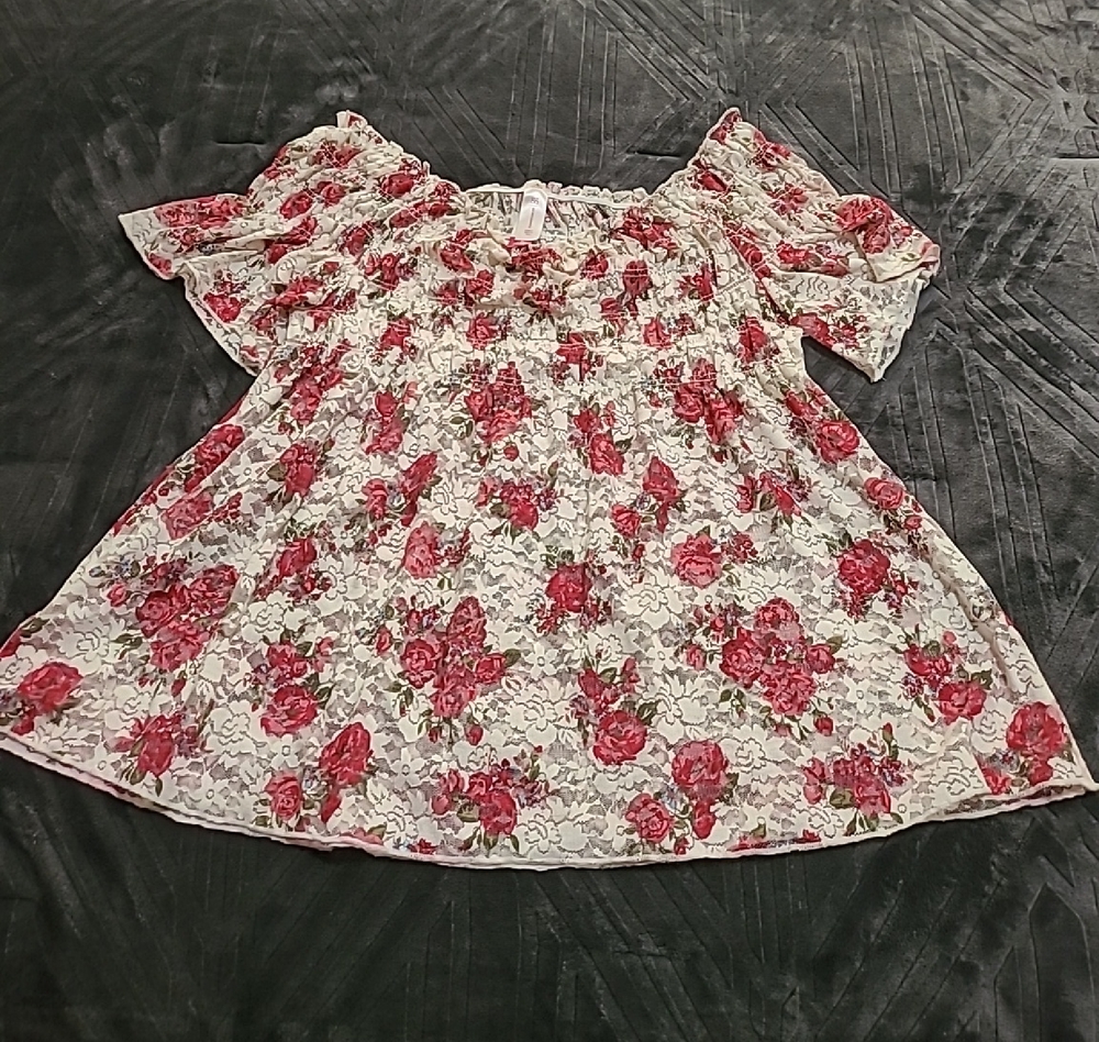 No Boundaries Pink Floral Blouse